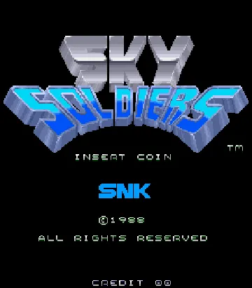 Sky Soldiers (US) screen shot title